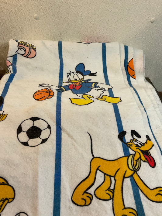 Vintage Mickey and Friend Blanket
