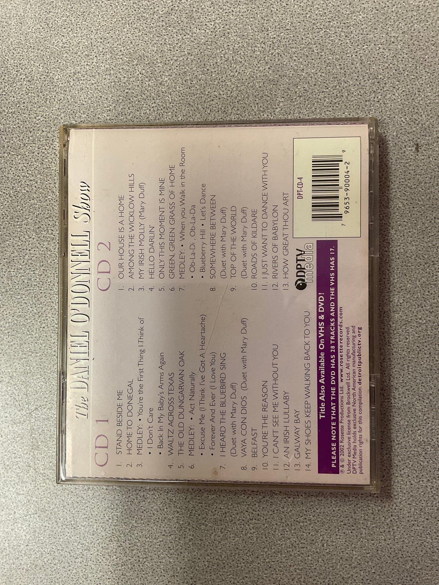Double CD The Daniel O’Donnell Show