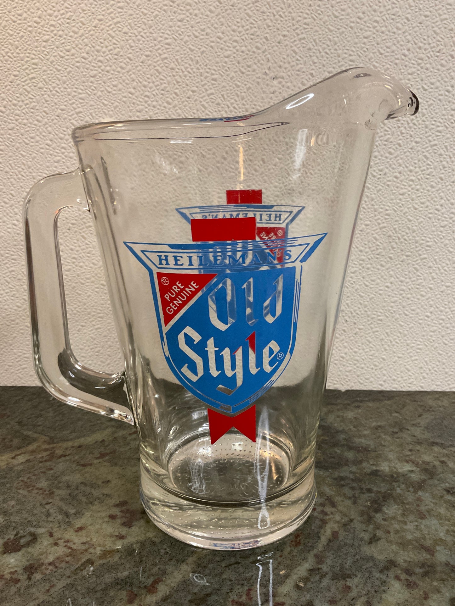 Heileman’s Old Style Beer Pitcher