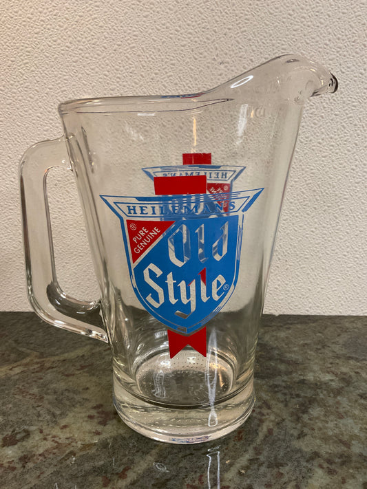 Heileman’s Old Style Beer Pitcher