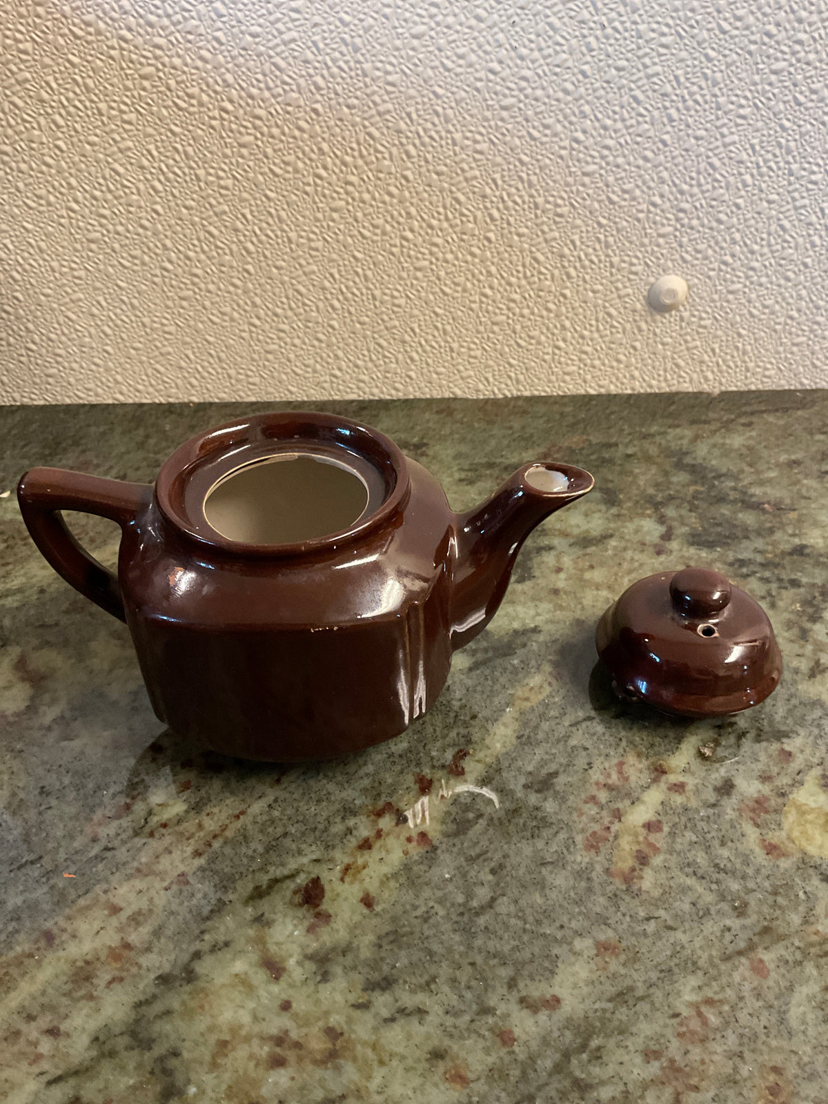 Vintage Mini Brown Tea Pot