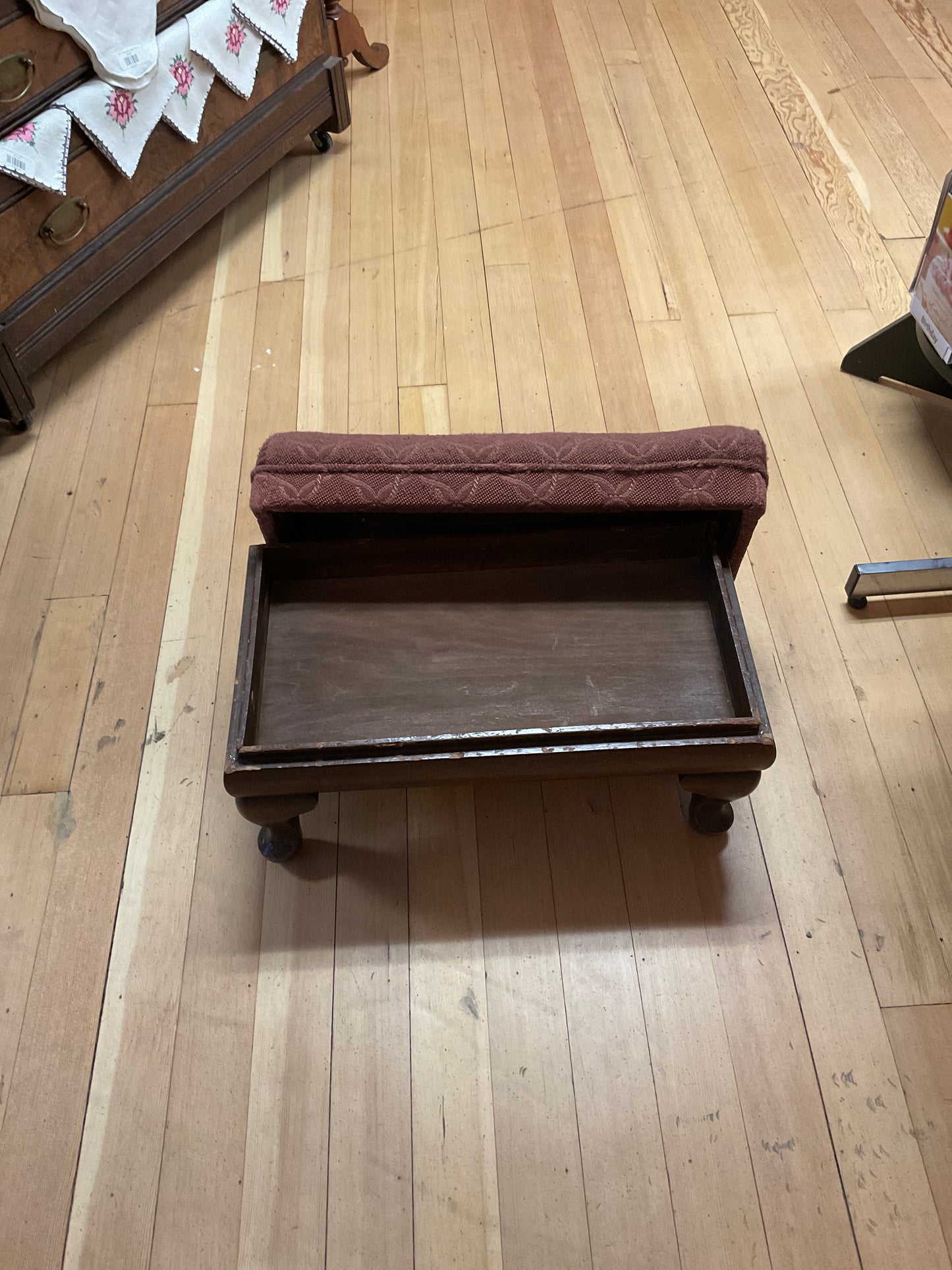 Vintage Ottoman With Storage