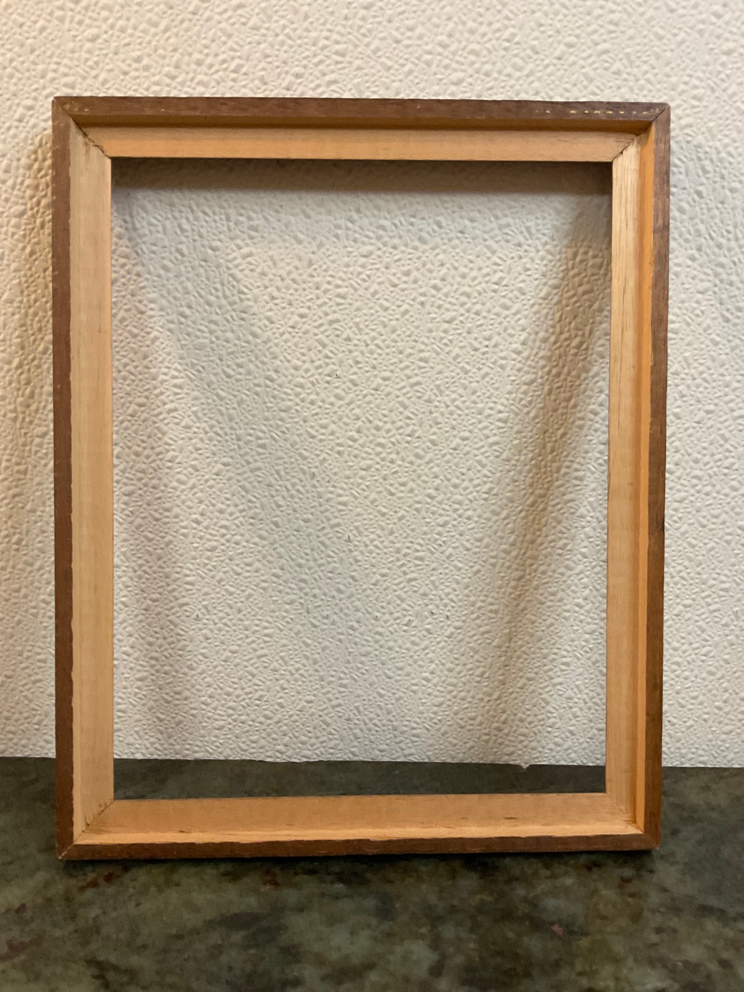 Wood Frame With Gold Painted Edge