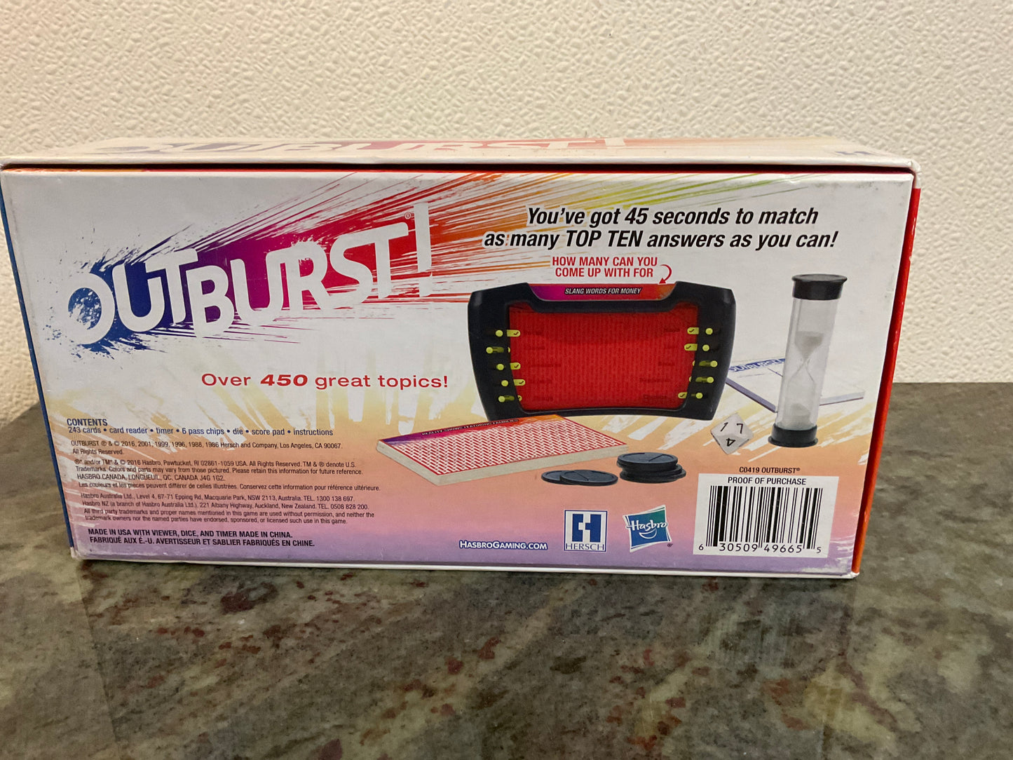 Game Outburst!