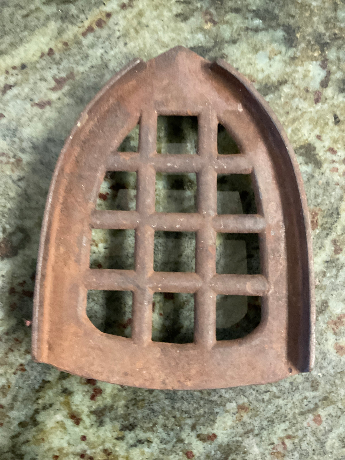 Antique Sad Iron Trivet
