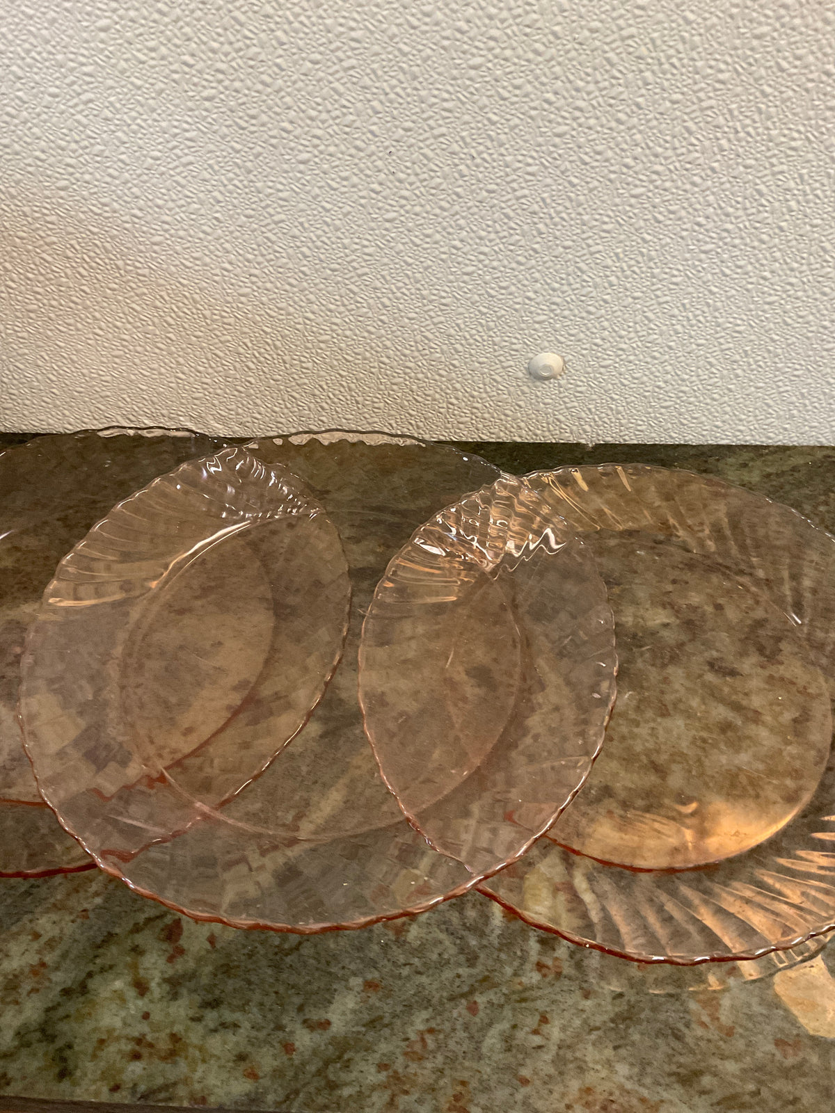 Pink Depression Plates