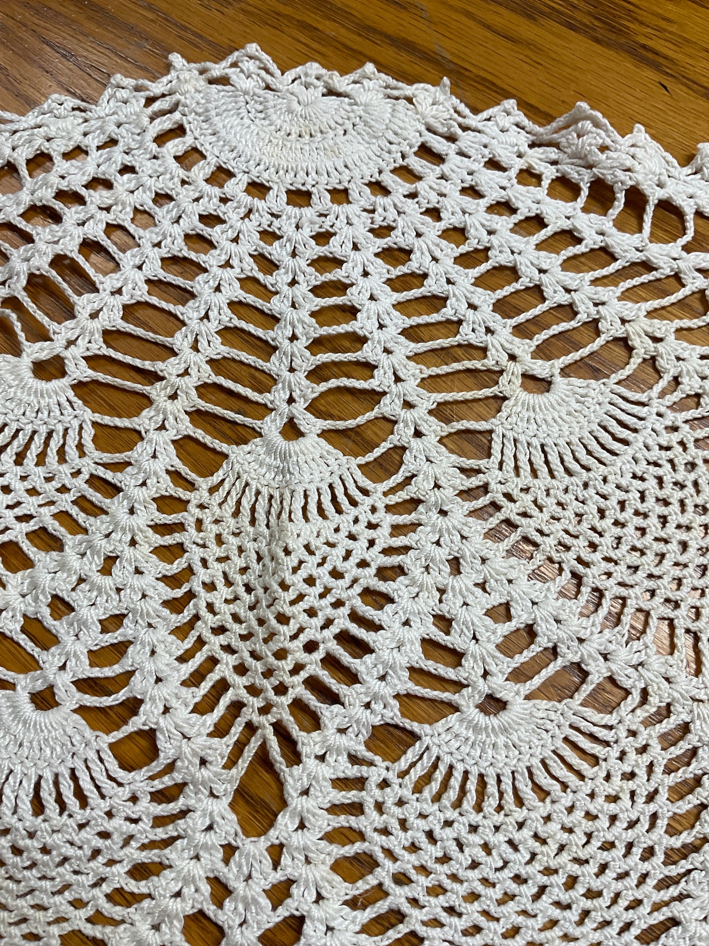 Handmade Doily 24”x 13”