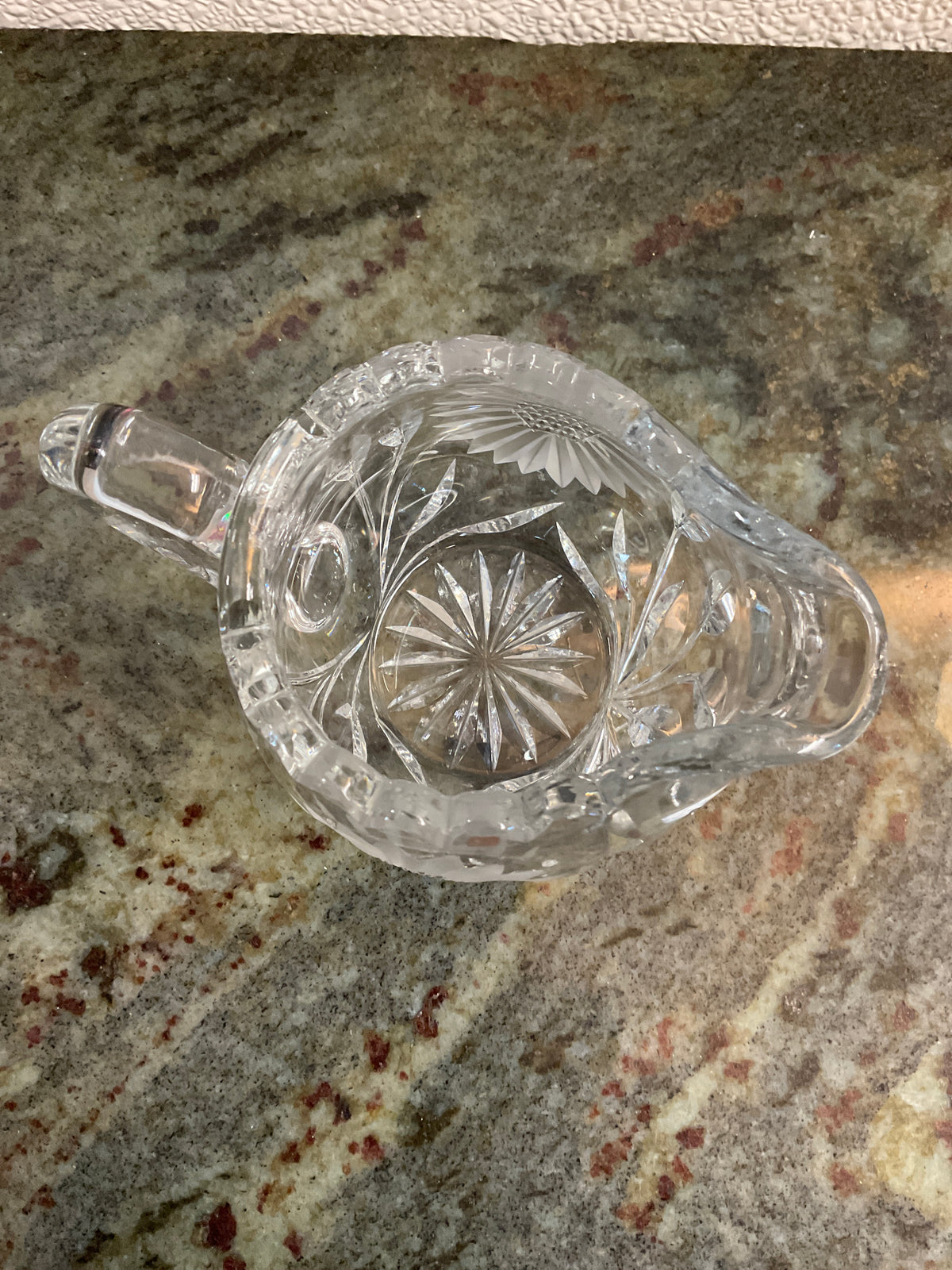 McKee Innovation Cut Glass Creamer