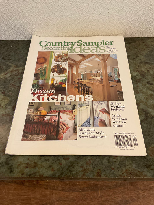 Country Sampler Decorating Ideas April 1999