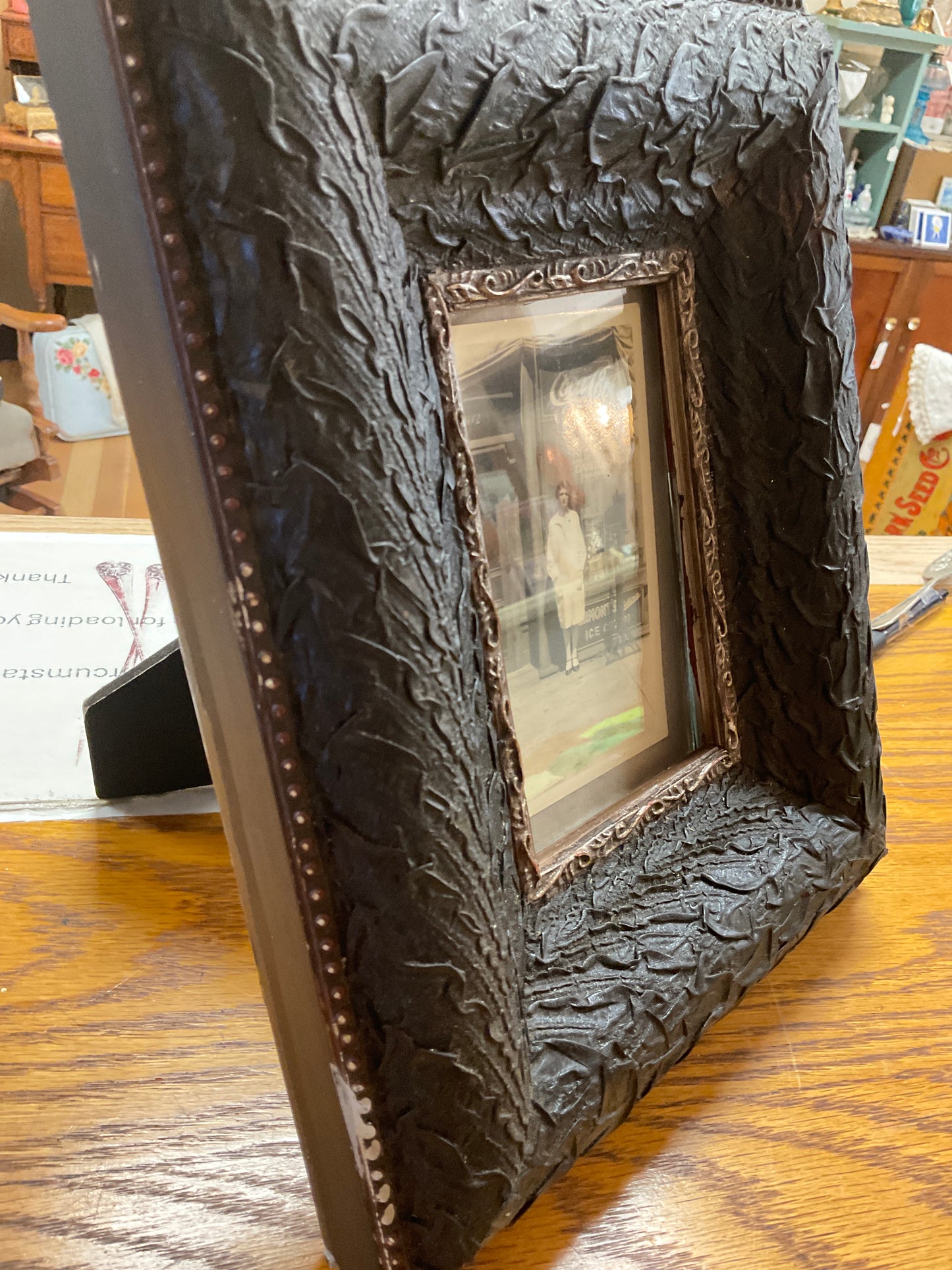Vintage Frame w/Coca-Cola Photo
