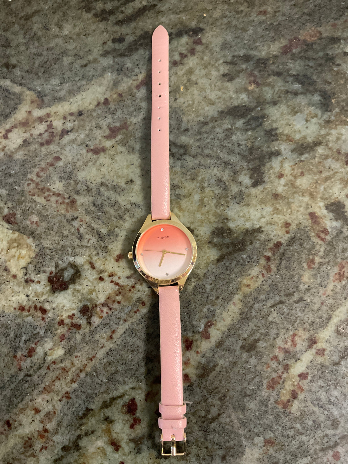 Quartz Pink Wrist Watch