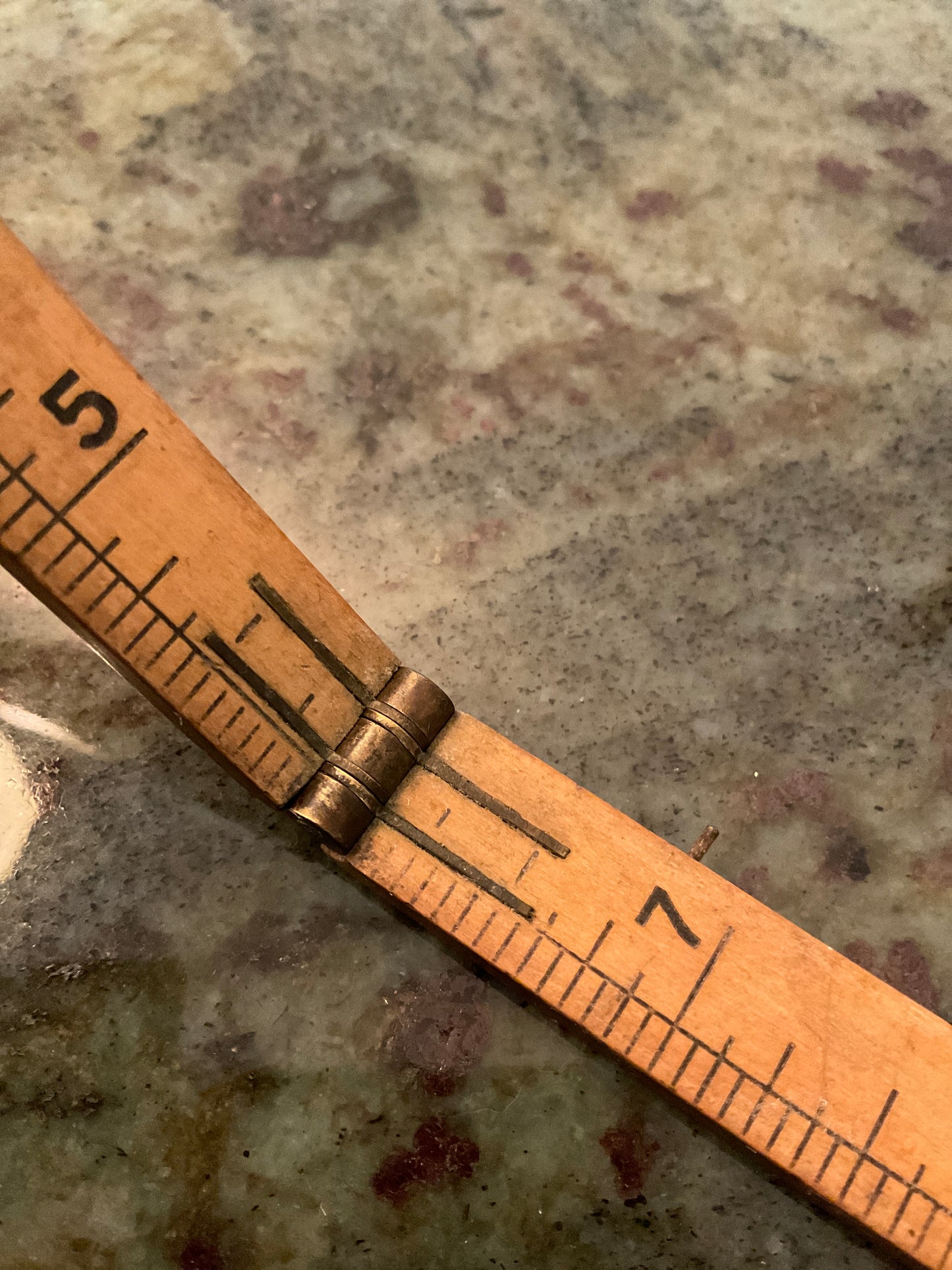 1900’s Stanley Boxwood 24” Folding Ruler