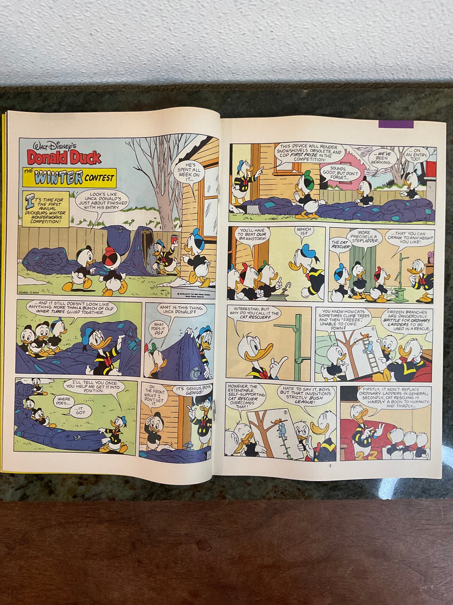 Comic Book 1991 Donald Duck Adventures