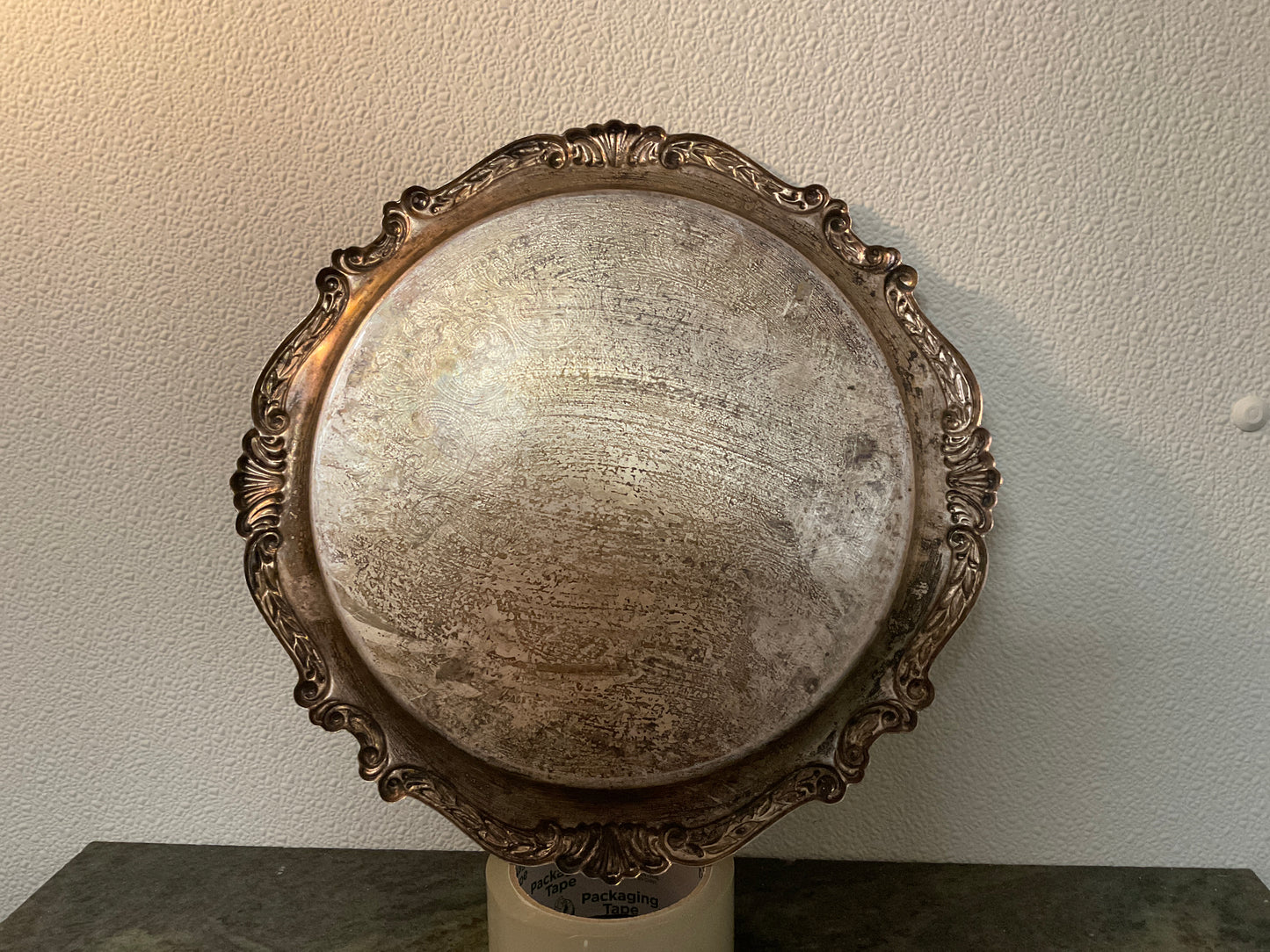 Silver Plated Round Tray