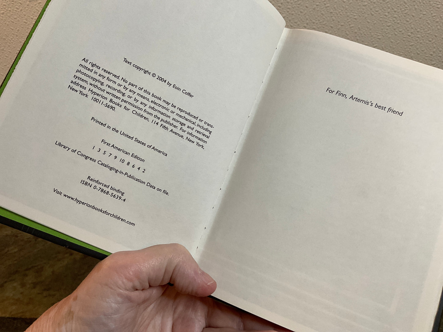 Book The Artemis Fowl Files