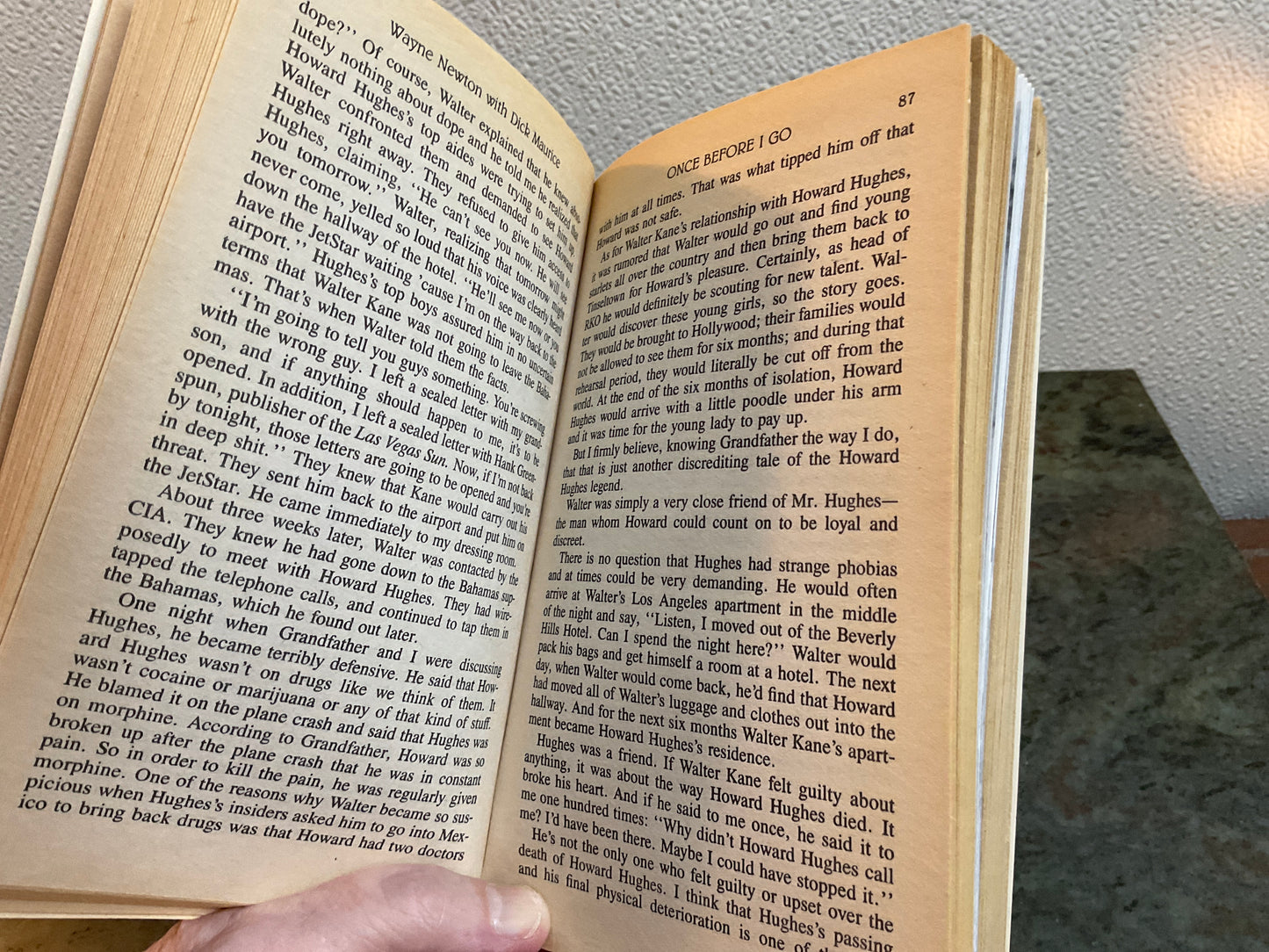 Paperback ‘Wayne Newton Once Before I Go’  1989
