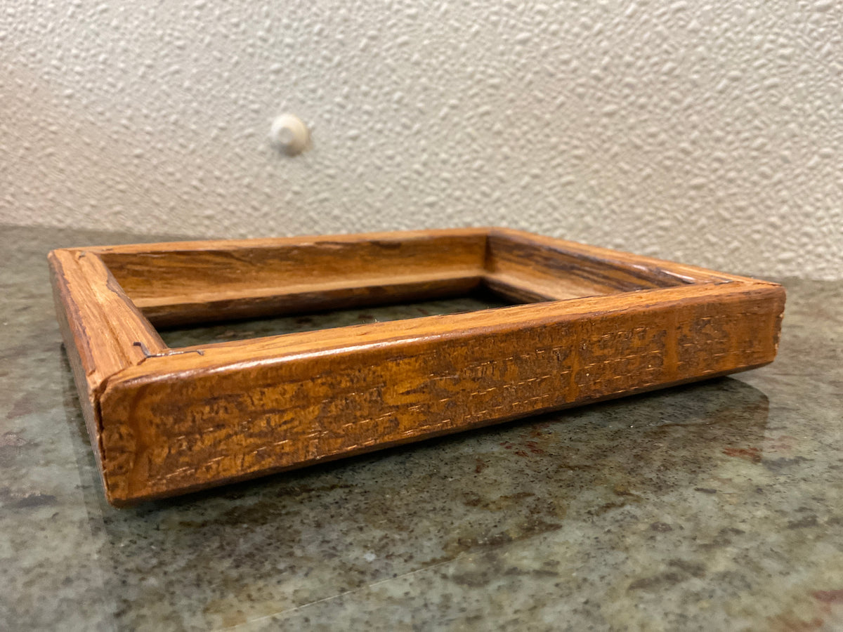 Vintage Small Wood Picture Frame
