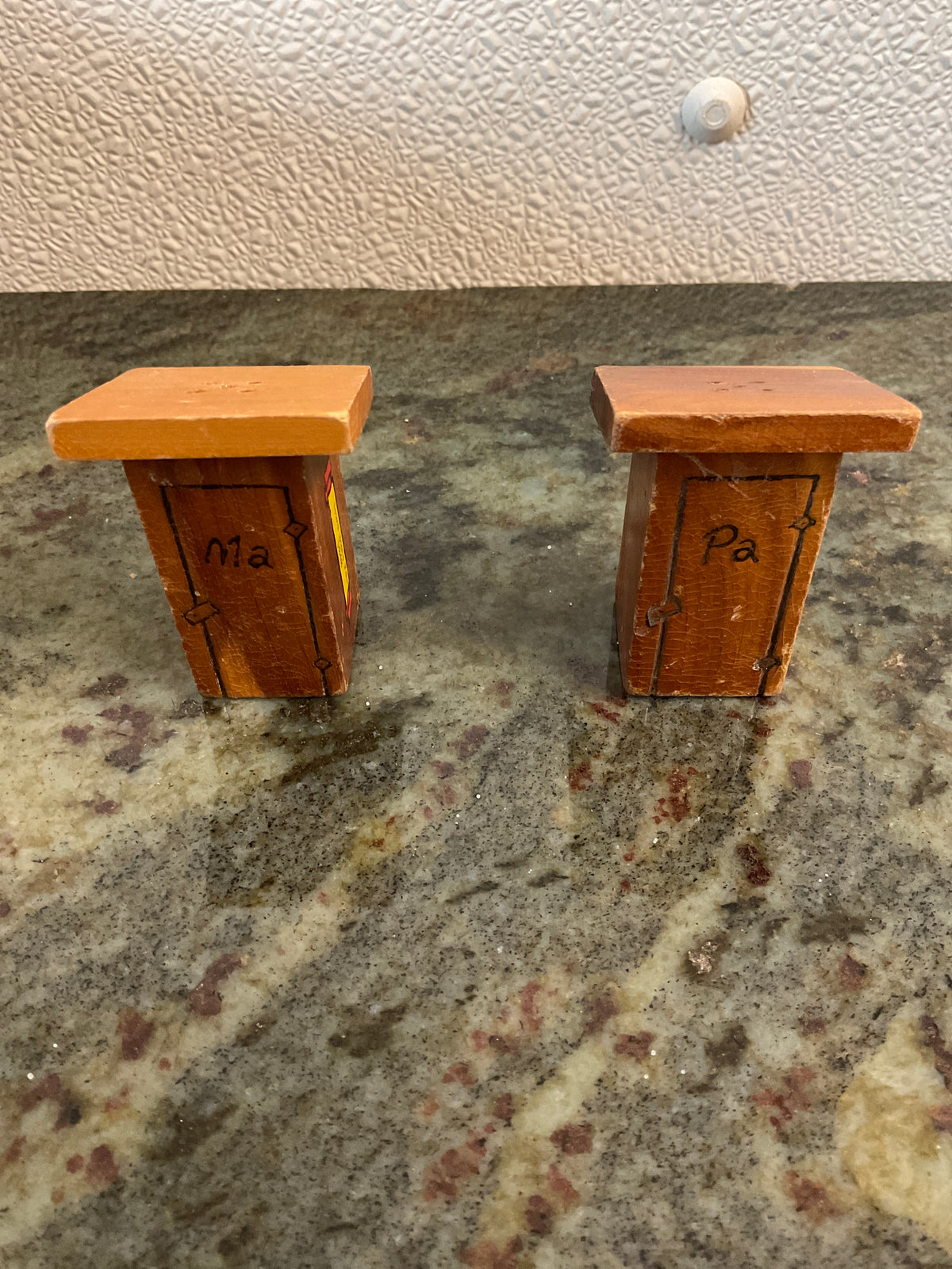 1948 Iowa State Fair Pa & Ma Salt & Pepper Shakers