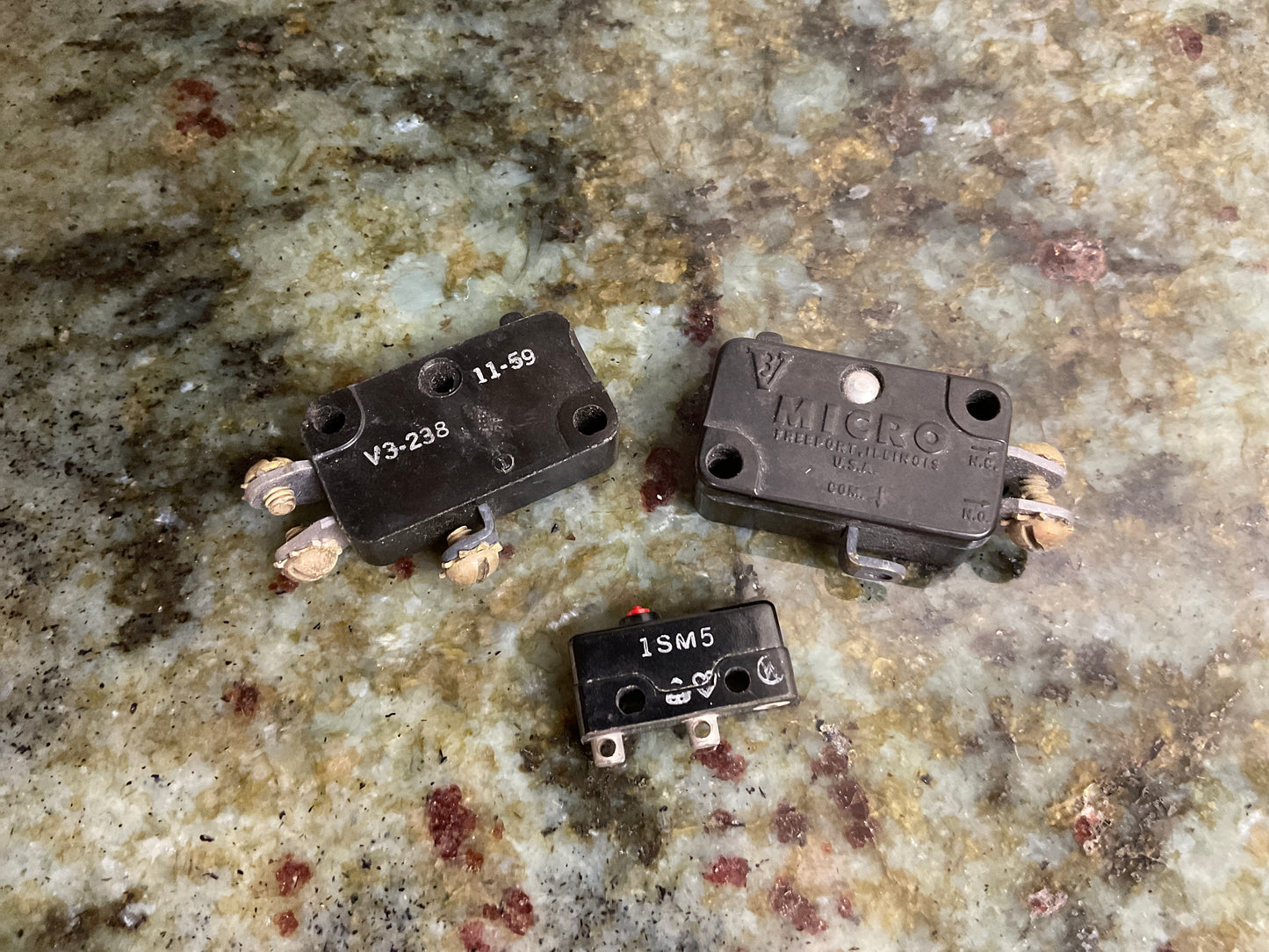 Three Vintage Switches