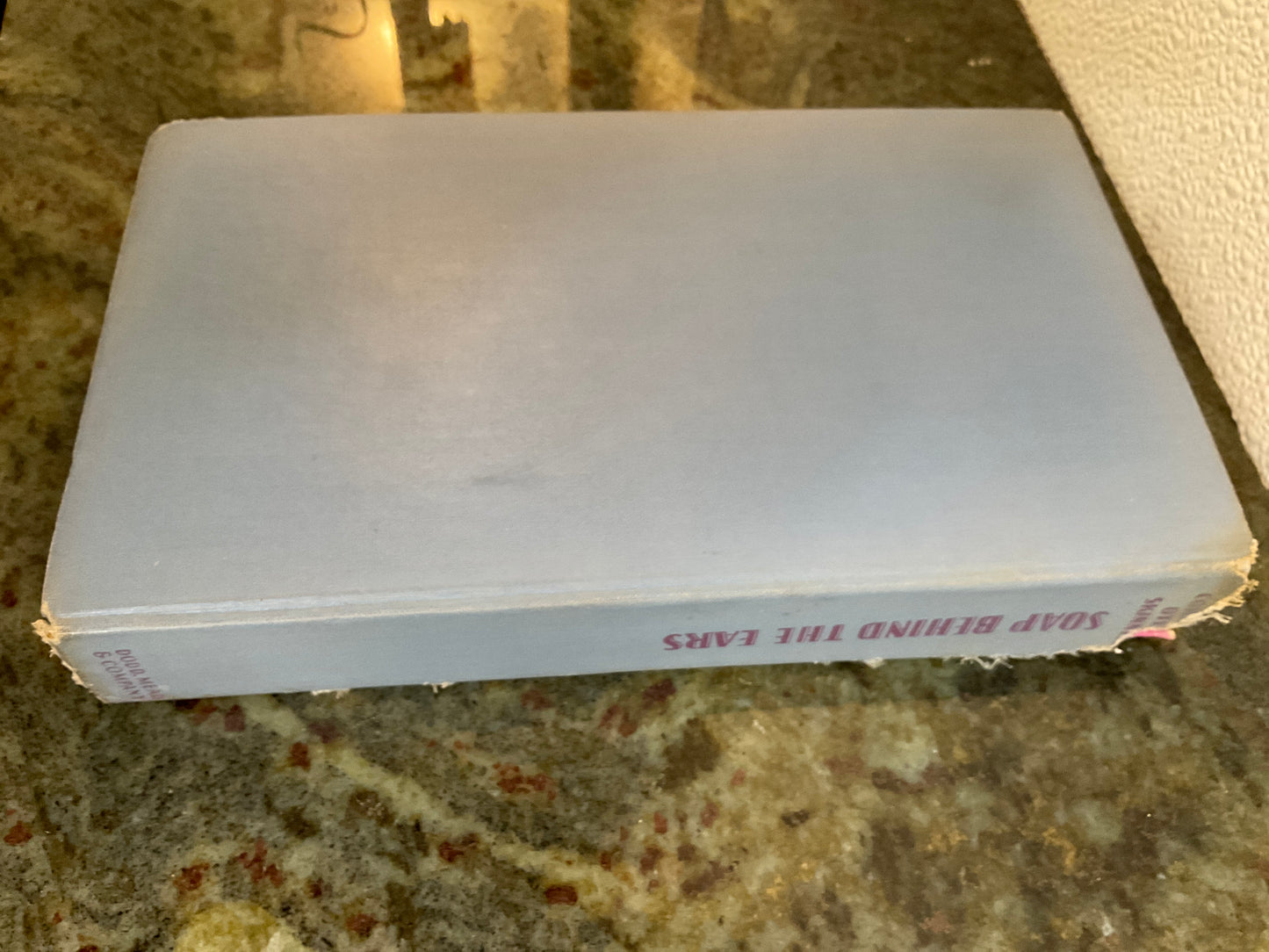 Book Soap Behind The Ears 1942-signed