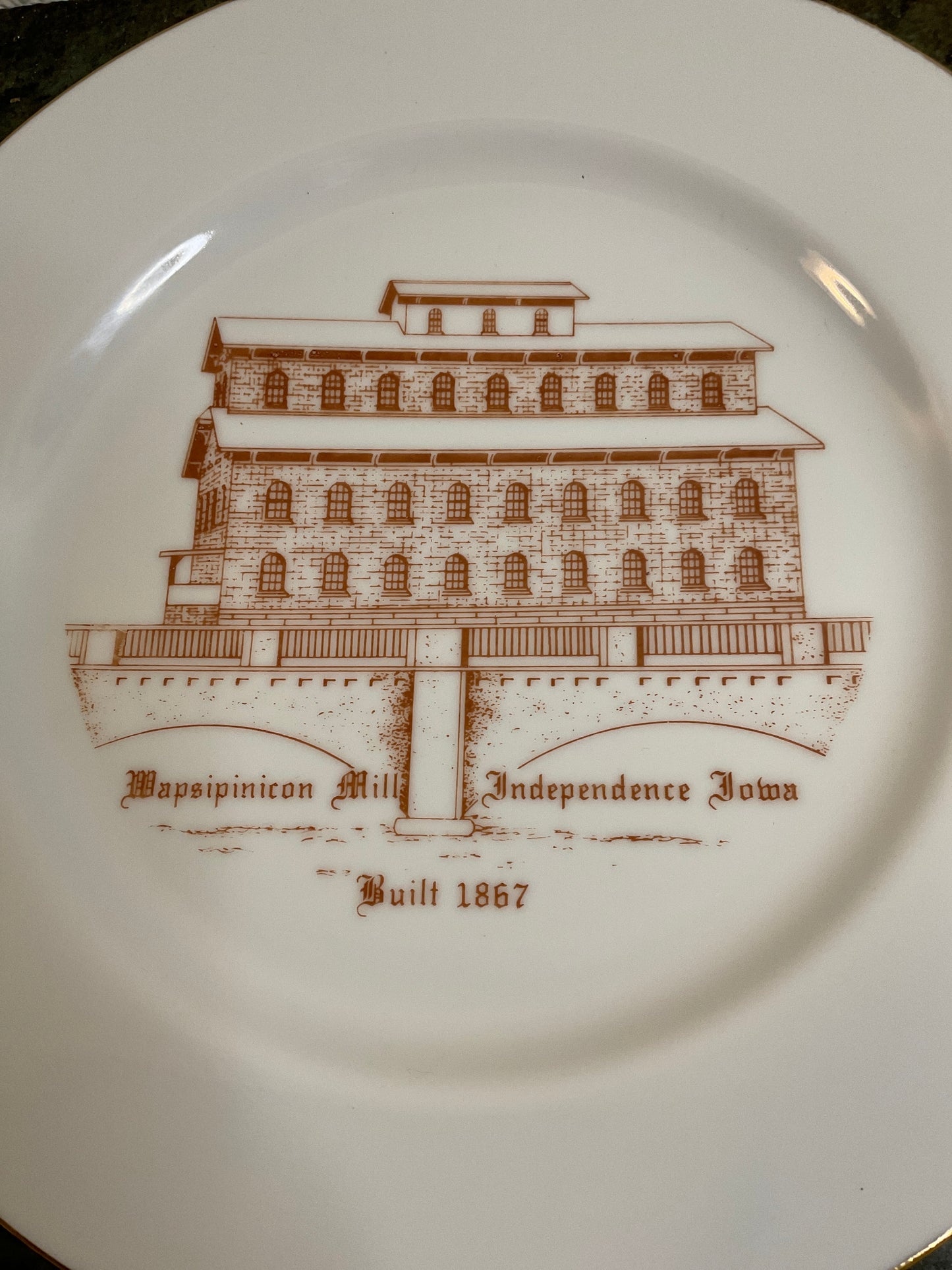 Wapsipinicon Mill Independence IA Plate