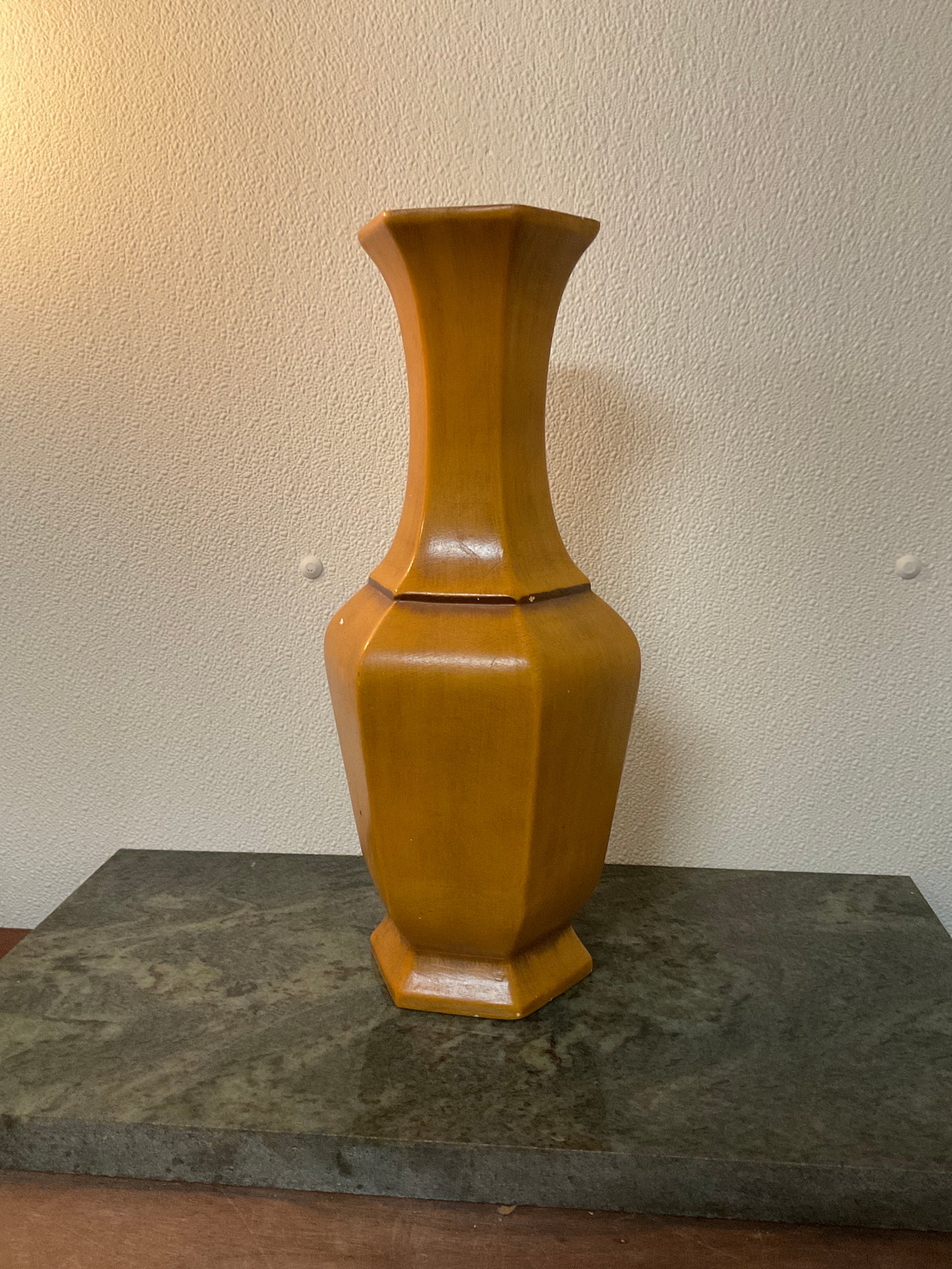 Burnt Orange Ceramic Vase