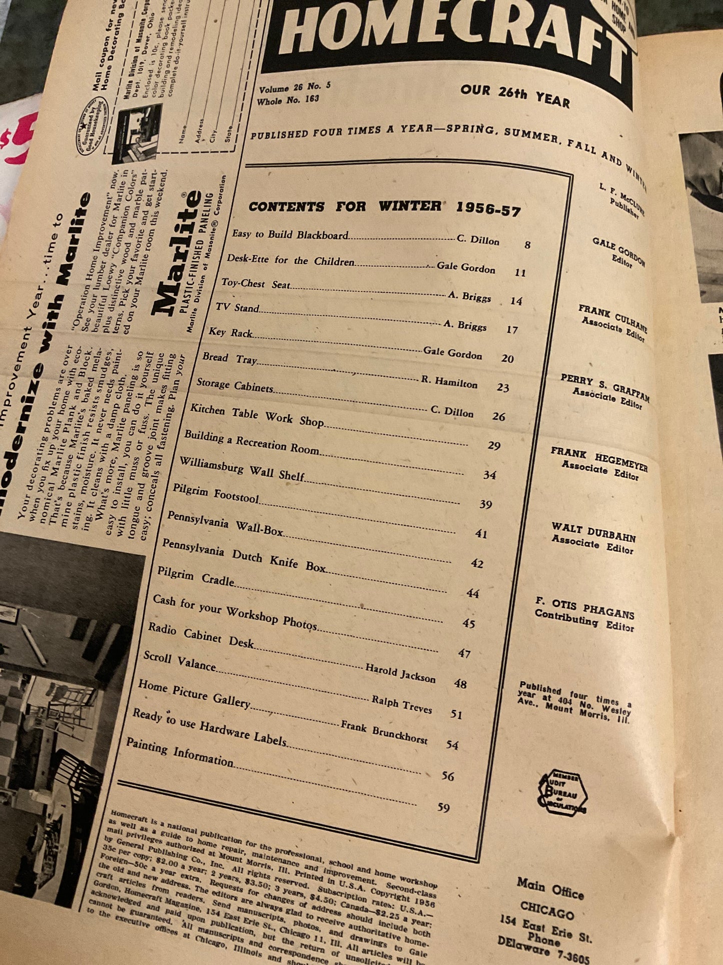 Popular Homecraft Winter 1956