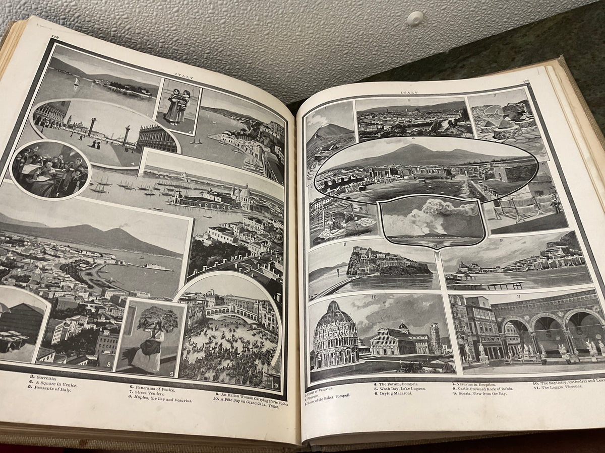 Antique 1896 The Werner Grammar School Geography