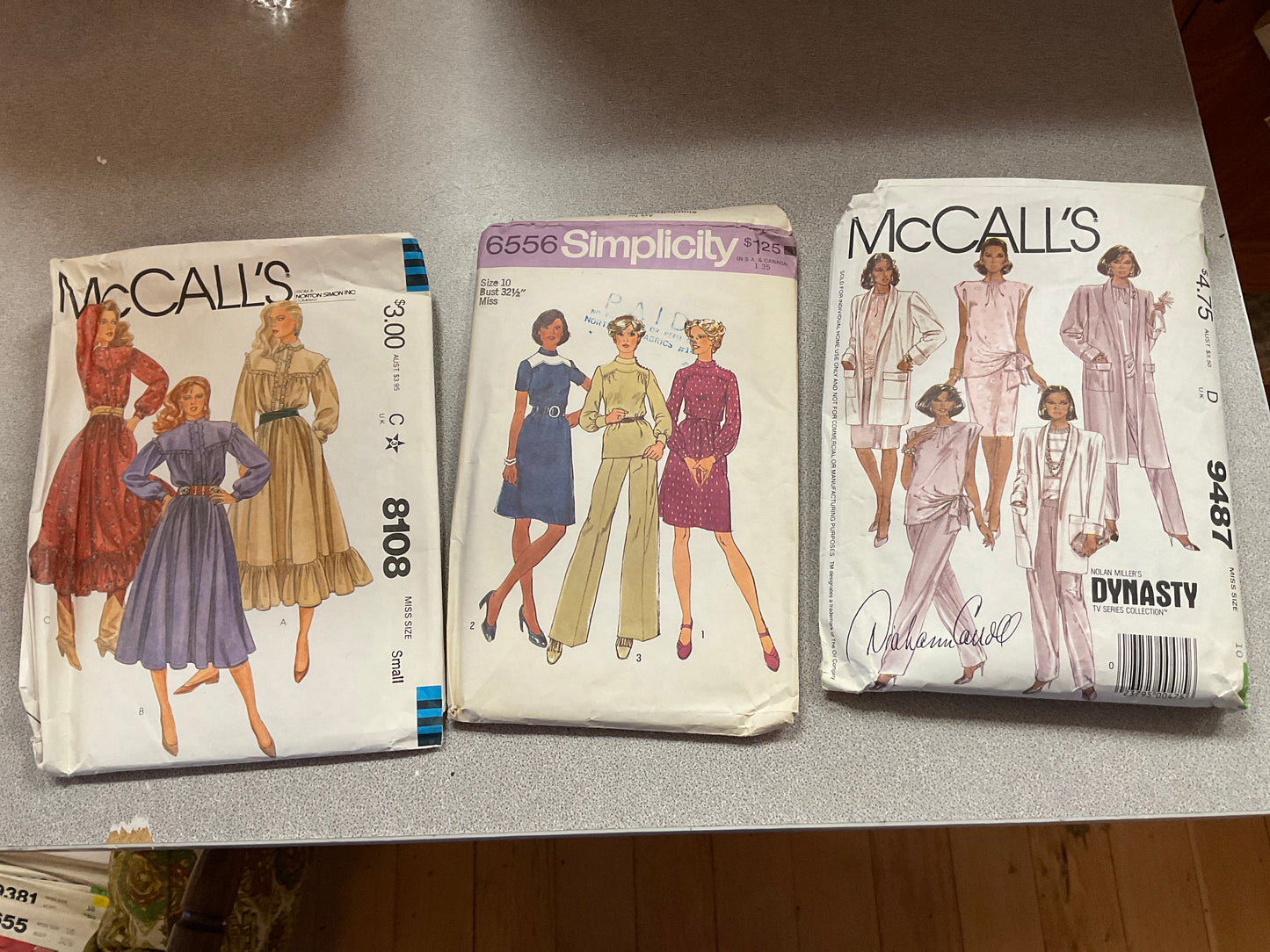 Bundle of 3 Sewing Patterns