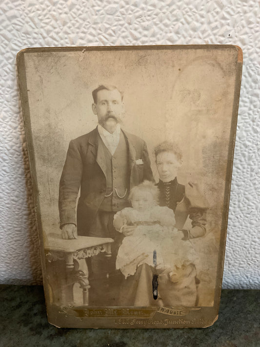 Vintage Cabinet Card Portrait J McKean