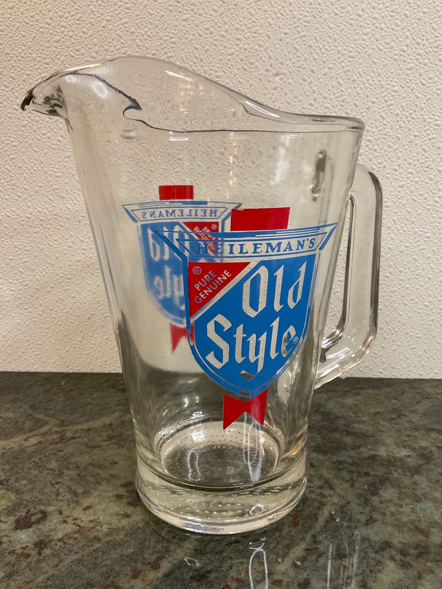 Heileman’s Old Style Beer Pitcher