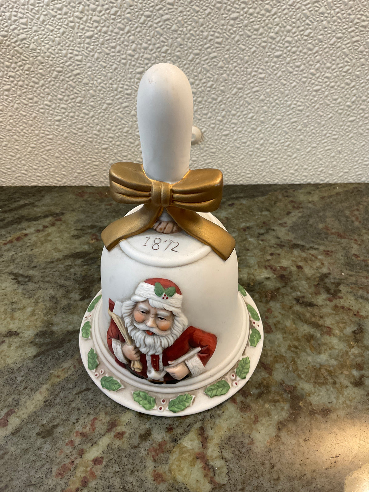 Vintage 1987 Thomas Nast Santa Bell