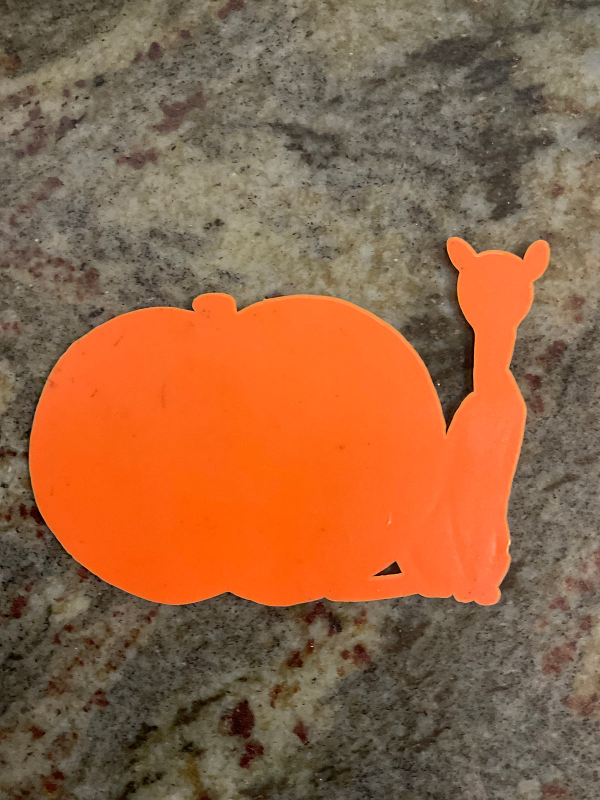 Die-Cut Plastic Halloween Jack O Lantern
