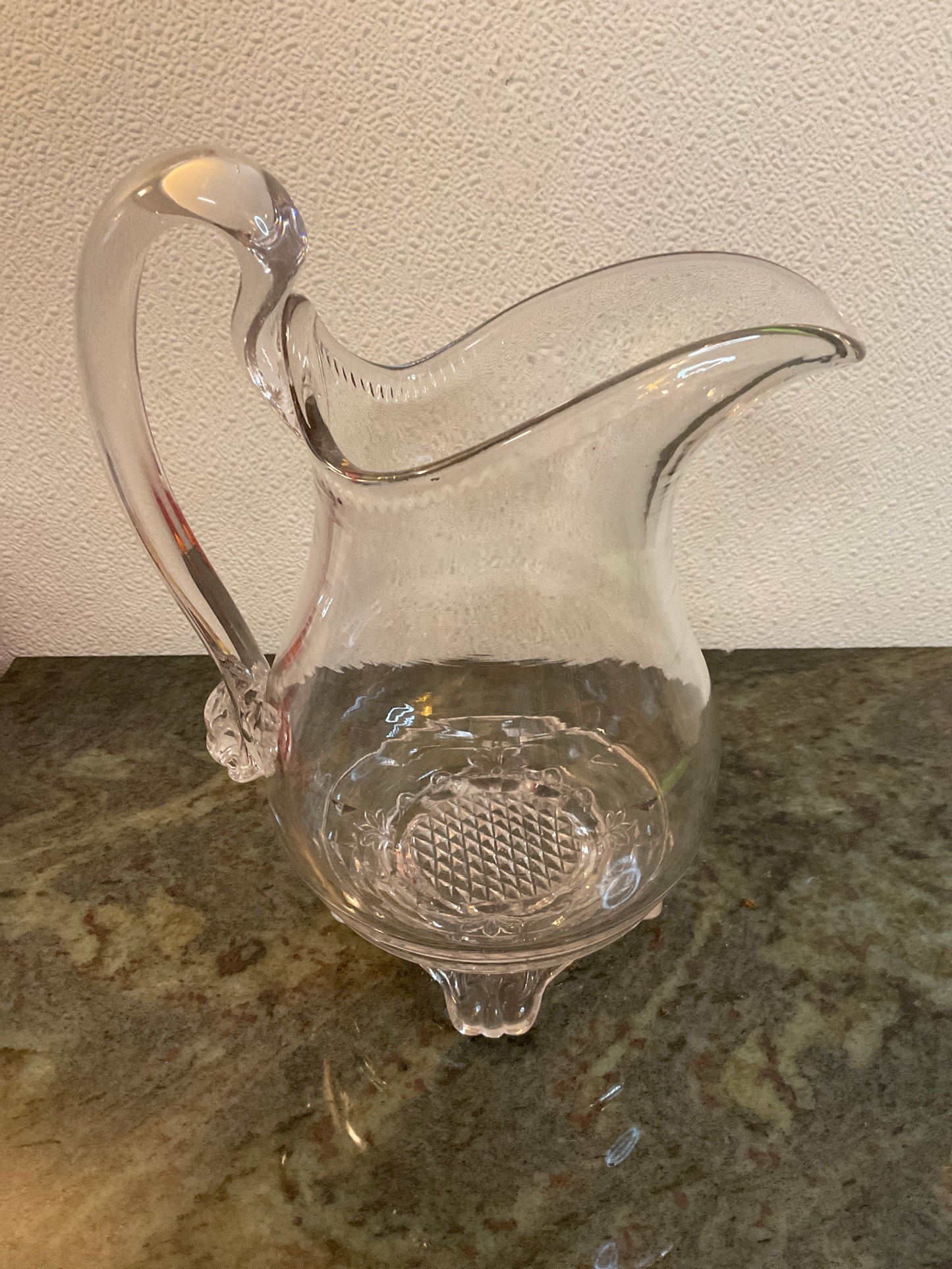 Vintage Glass Pitcher