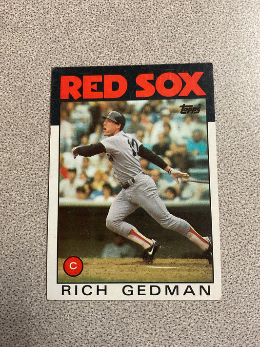 Baseball Card-Rich Gedman