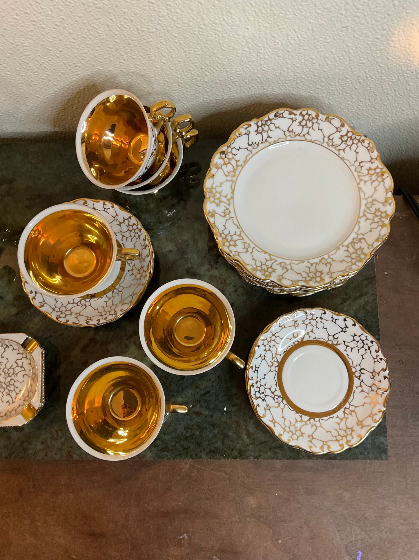 Vintage Dresden Demitasse Set
