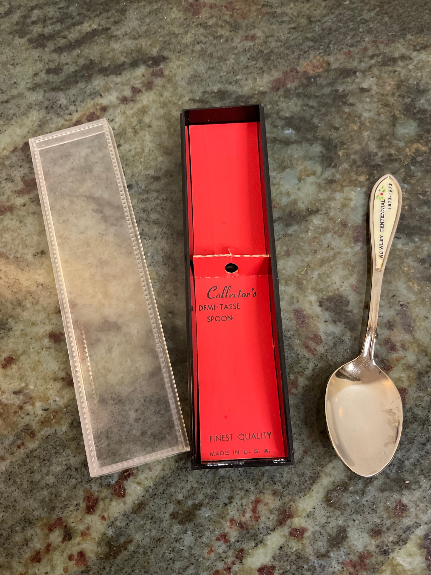 Rowley IA Centennial Spoon w/case