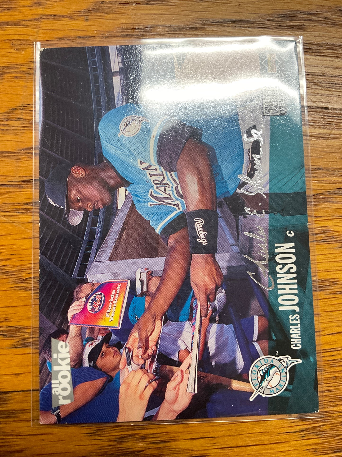 Baseball Card  Rookie Charles Johnson