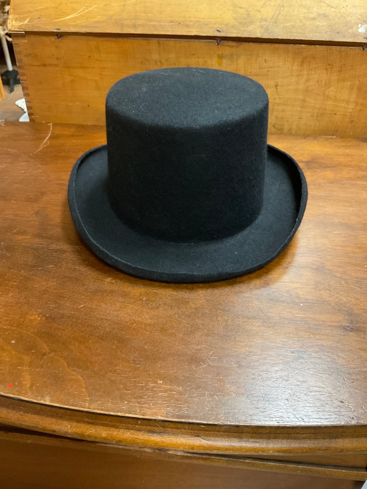 Vintage Black 100% Virgin Wool Hat