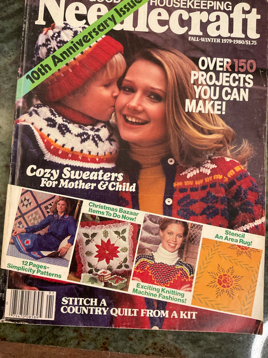 Good Housekeeping Magazine Needlecraft Fall/ Winter 1979-1980