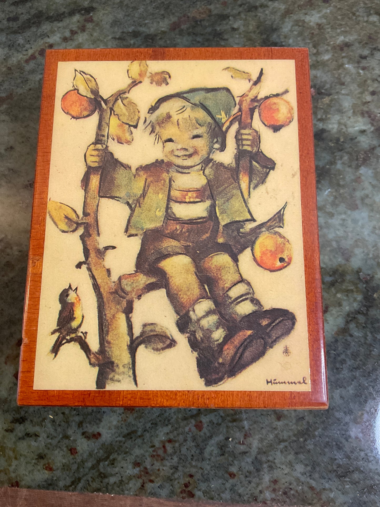 Hummel Music Box Apple Tree Boy