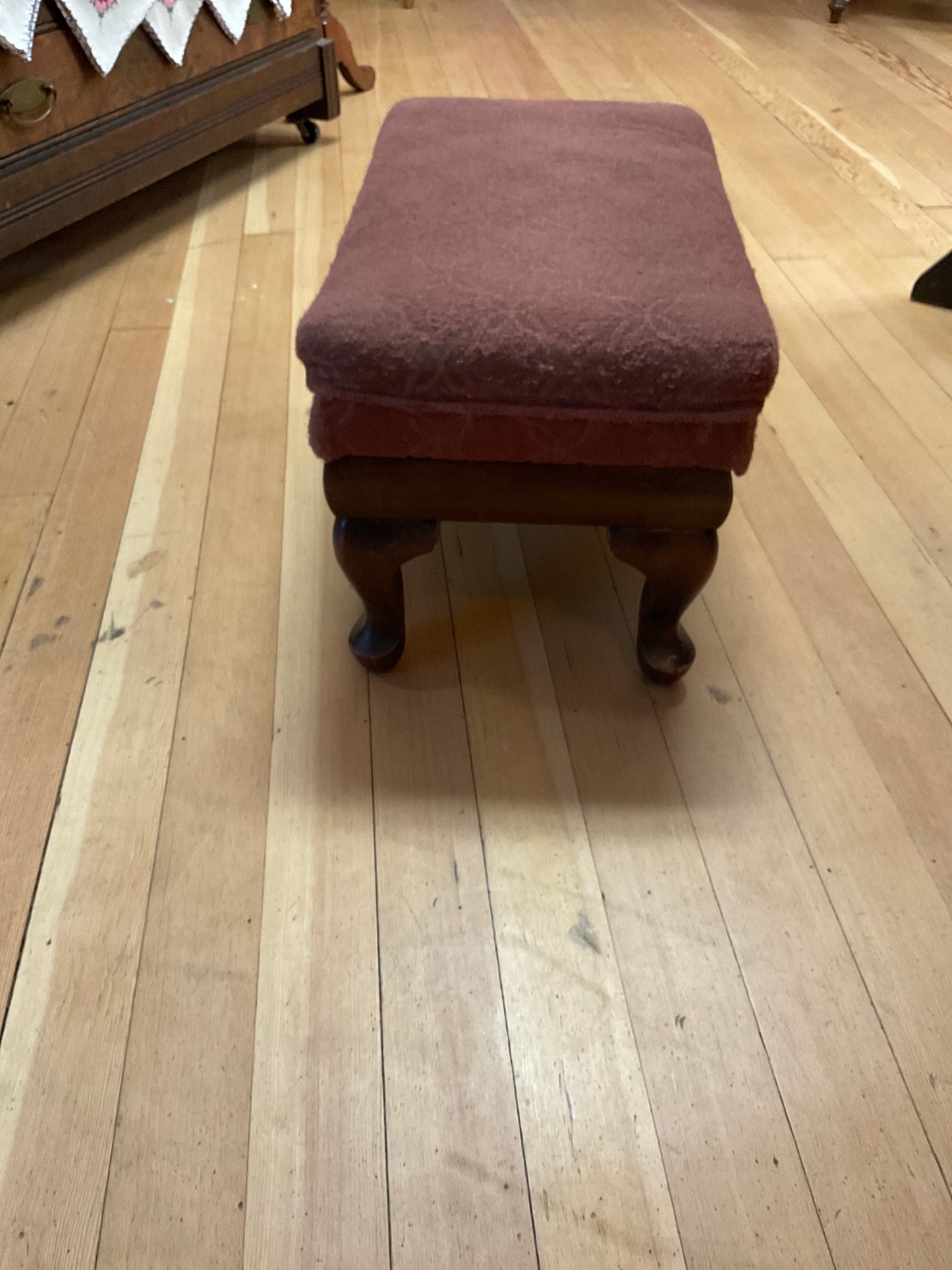 Vintage Ottoman With Storage