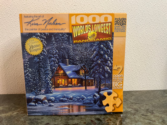 Large 1000 Piece Panaramic Hidden Images Puzzle