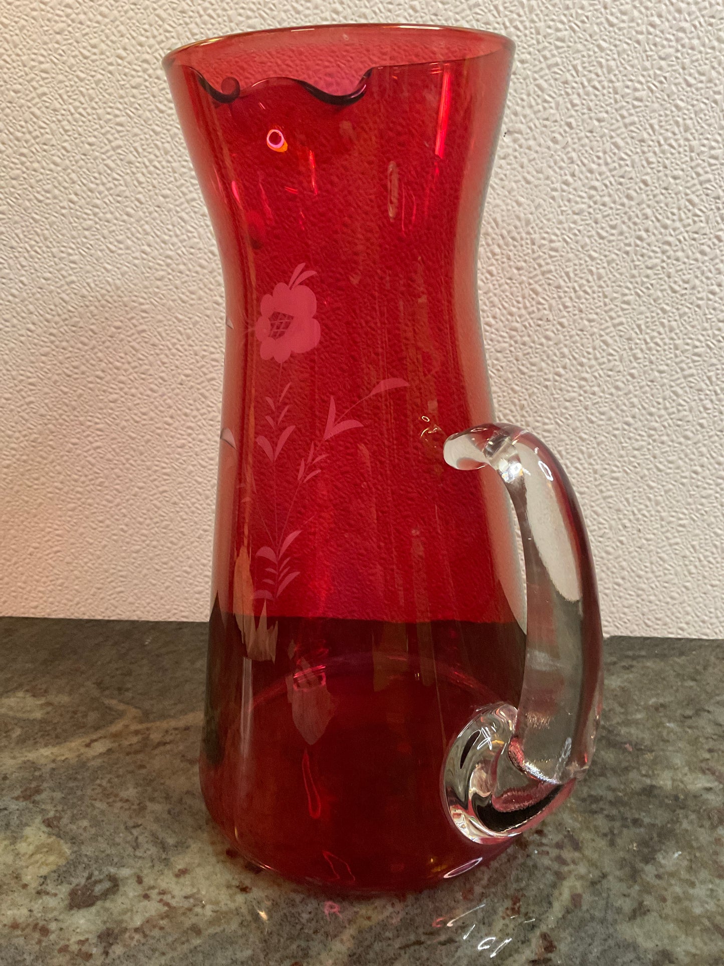 MCM Ruby Cranberry Cocktail Set