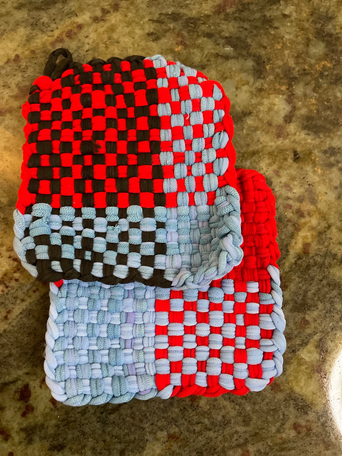 Set of 2 handmade potholders