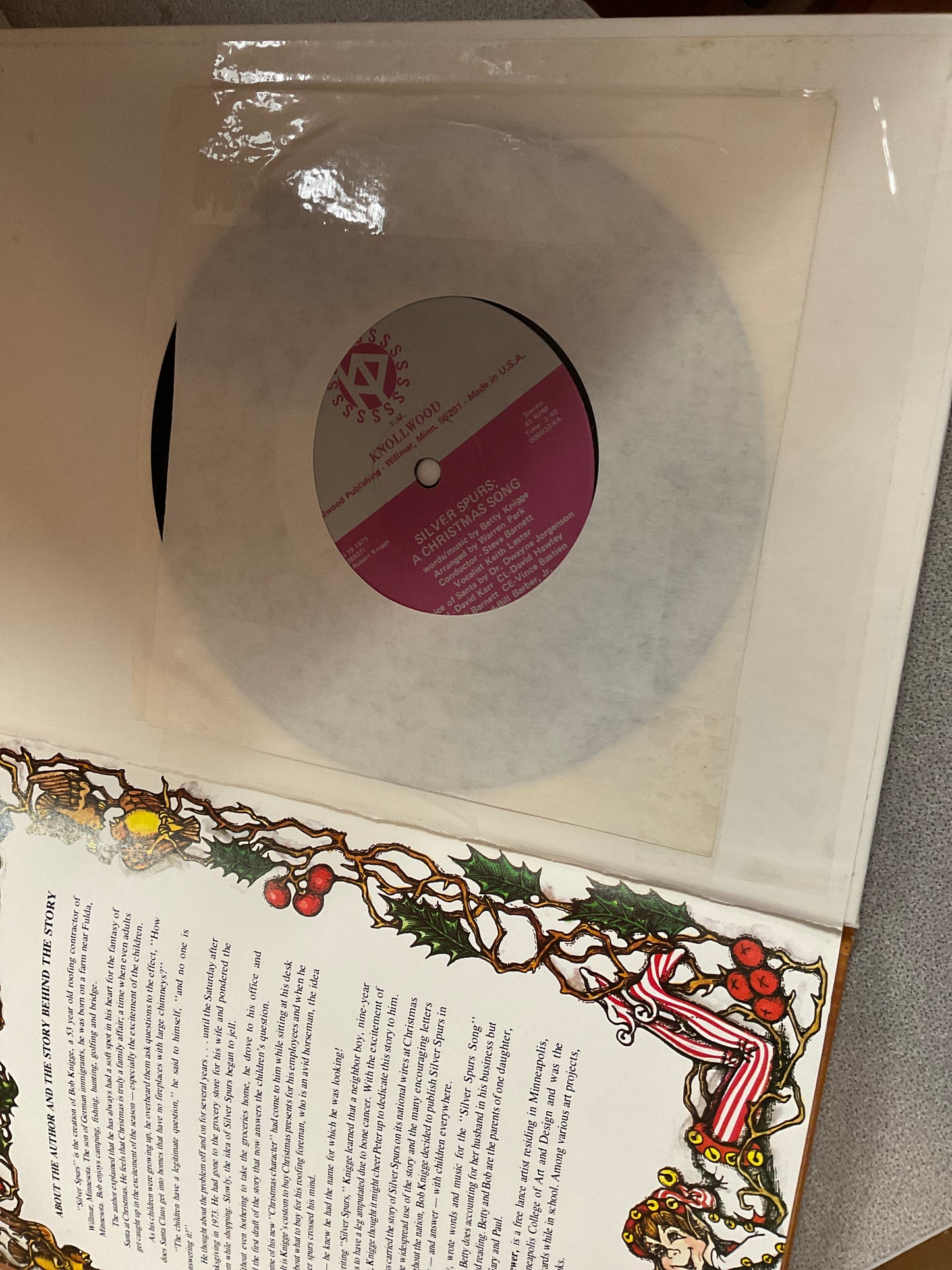Book & Record Silver Spurs Santa’s Smallest Brightest Elf