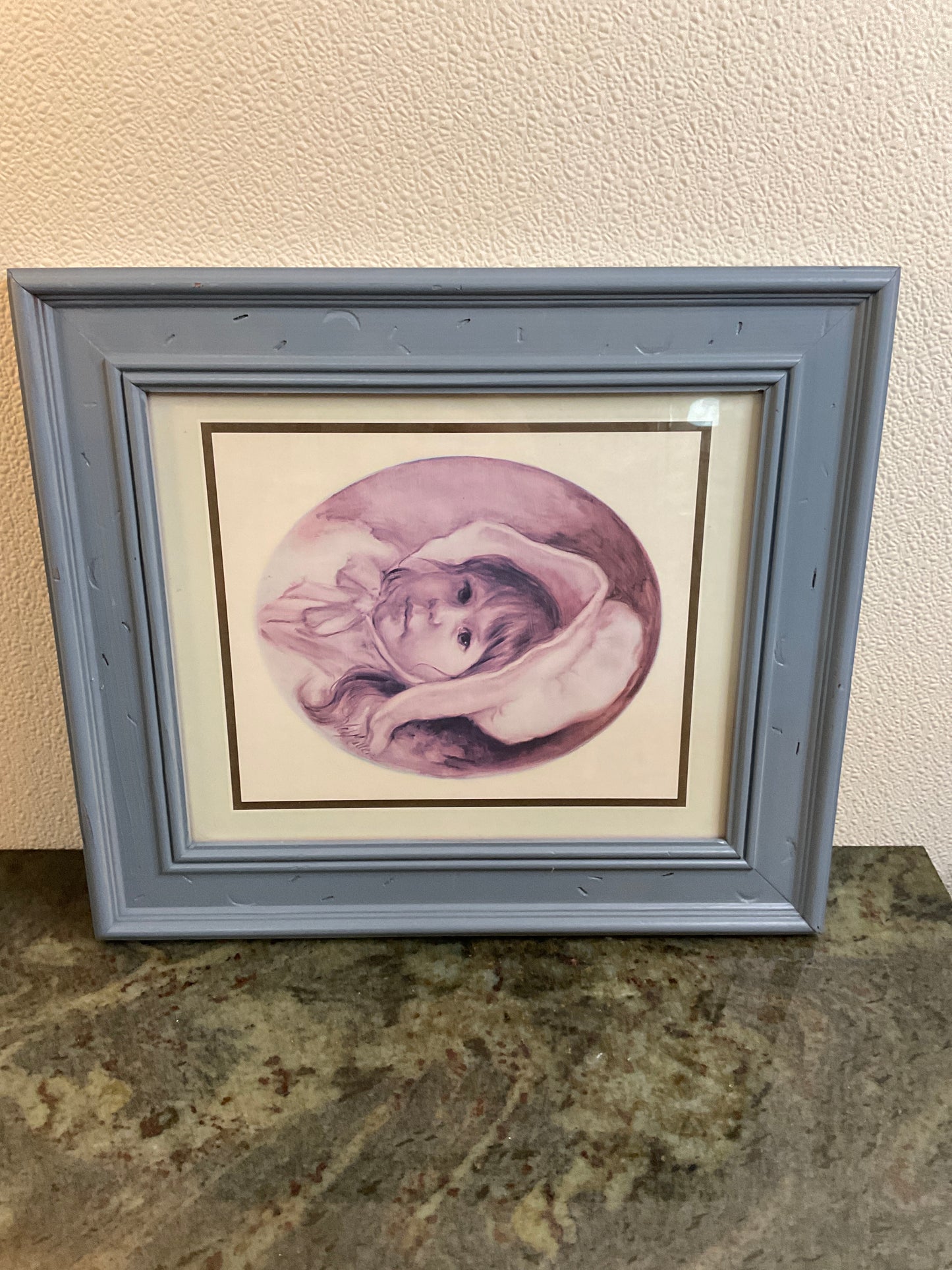 Vintage Painting Of A Girl