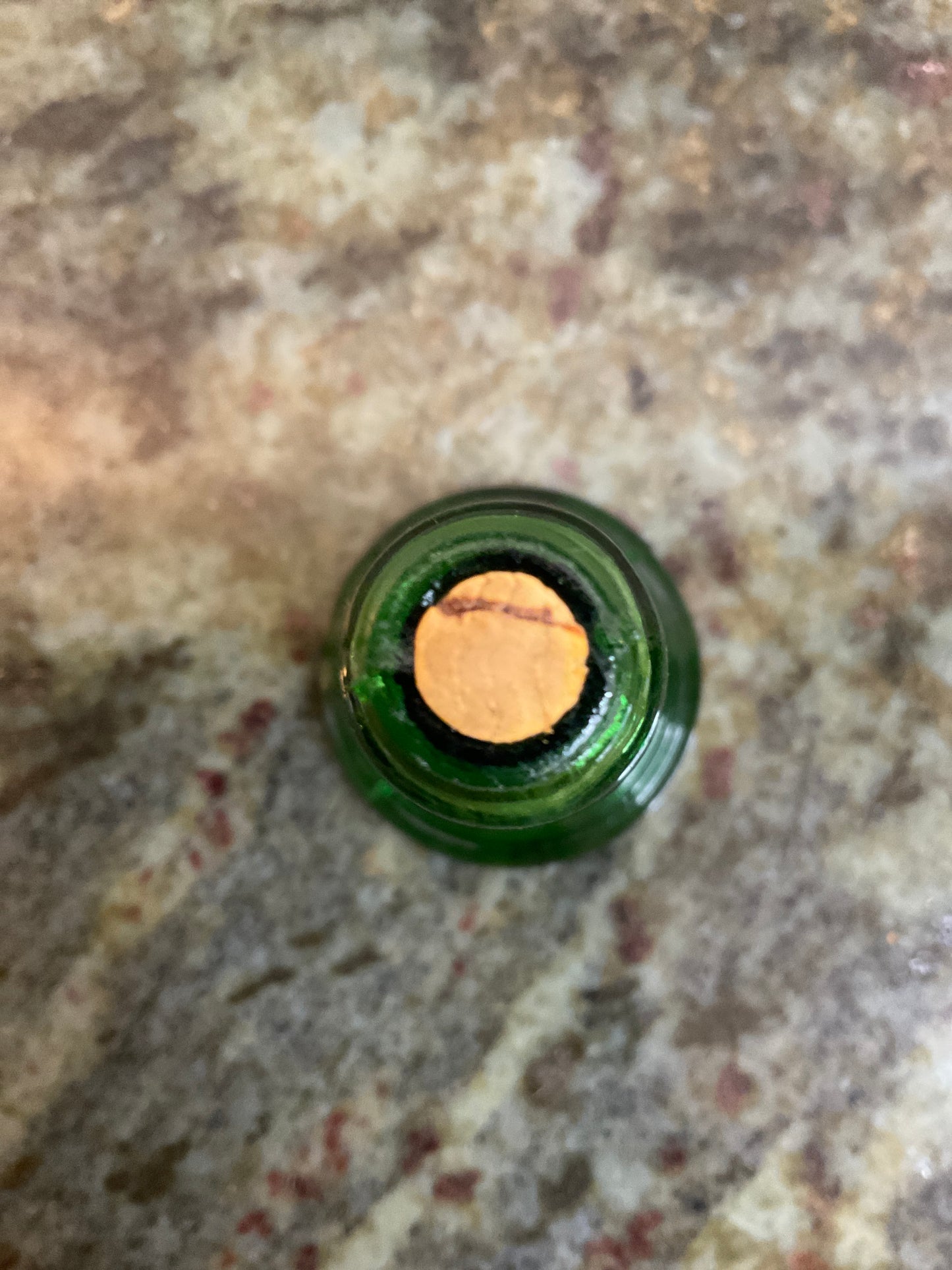 Liberty Bell Bitter Bottle Green Glass
