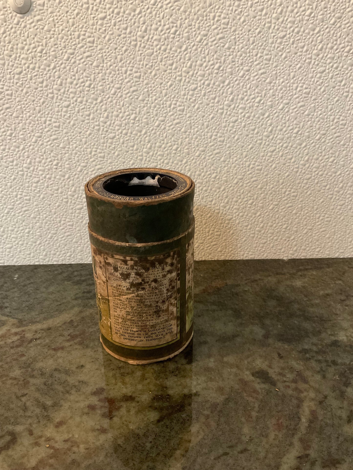 Edison Phonograph Cylinder