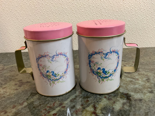 Vintage S/P Tin Shakers
